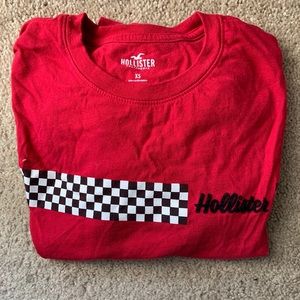 Red Checkered Crops And Adjustable Hollister Top!